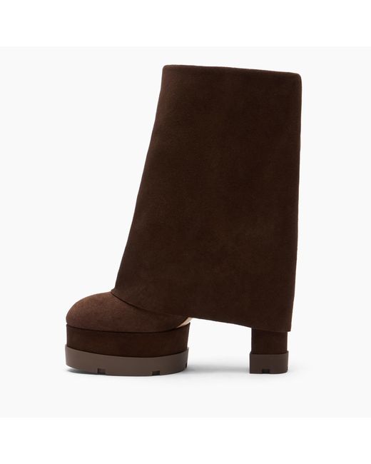 Casadei Brown Nancy Ankle Boot