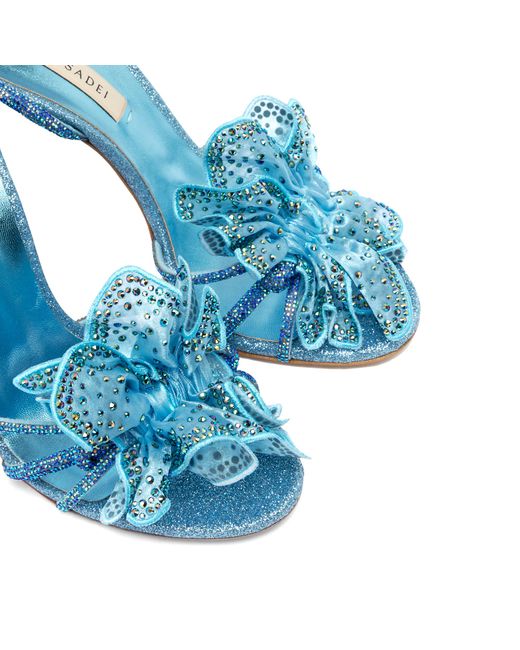 Casadei Blue Julia Orchidea Sandals