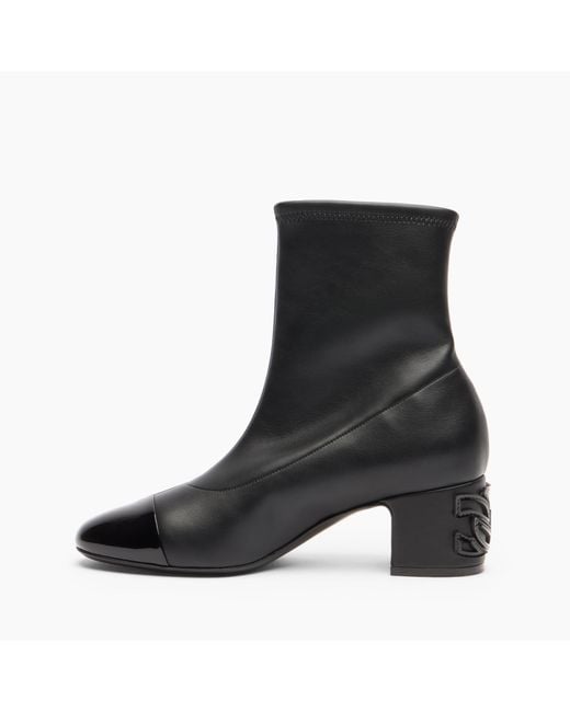 Nuova Mun Ankle Boot di Casadei in Black