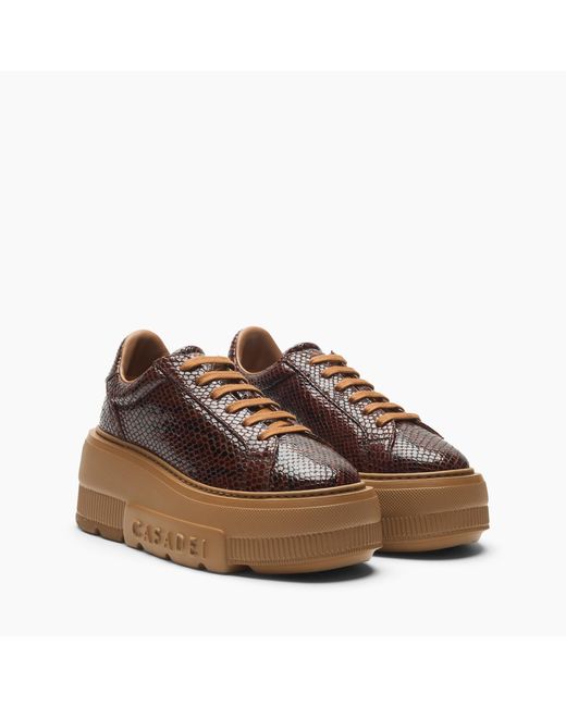 Casadei Brown Nexus Basilisco Sneaker