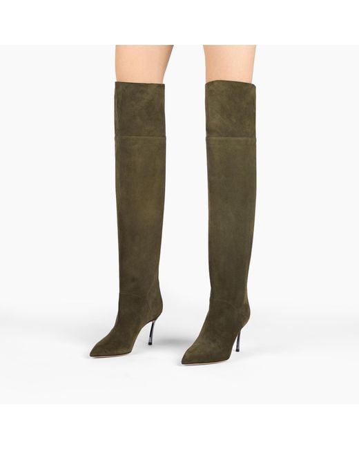 Casadei Green Blade Nomad Over The Knee