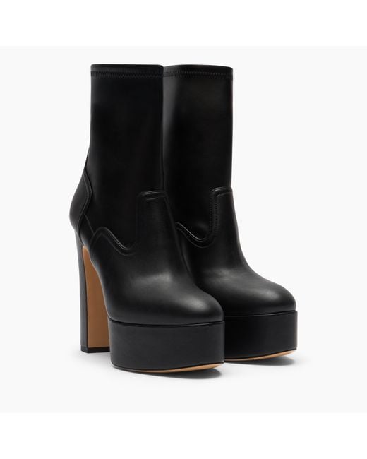 Casadei Black Patty Ankle Boot