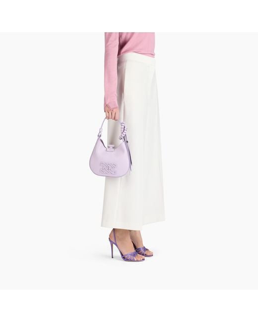 Casadei Purple Mini Vandome Bag