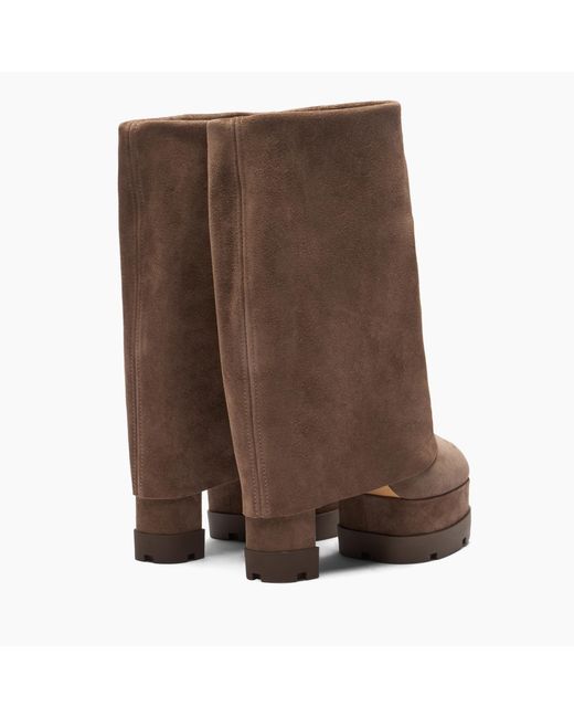 Casadei Brown Nancy Ankle Boot
