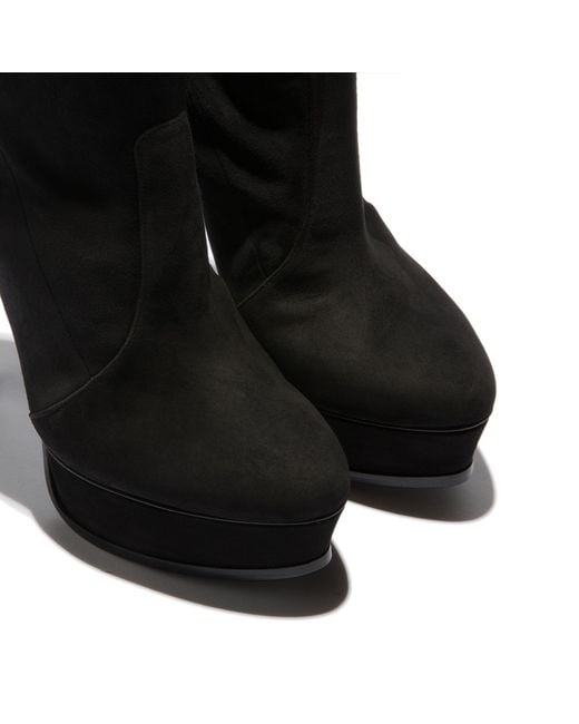 Casadei Black Flora Ankle Boot