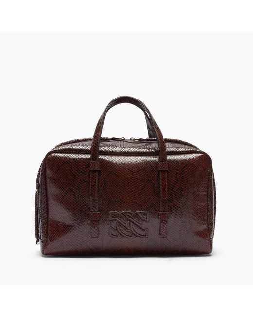 Casadei Brown Bigli Basilisco Bag