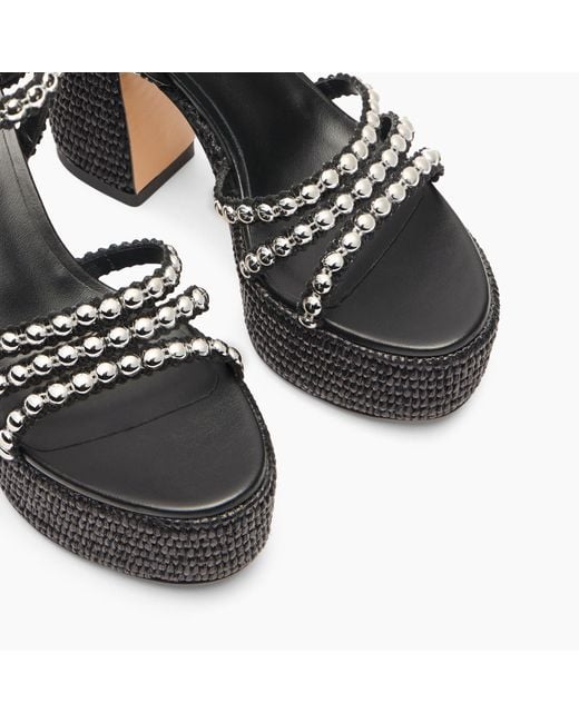 Casadei Black Isa Studsway