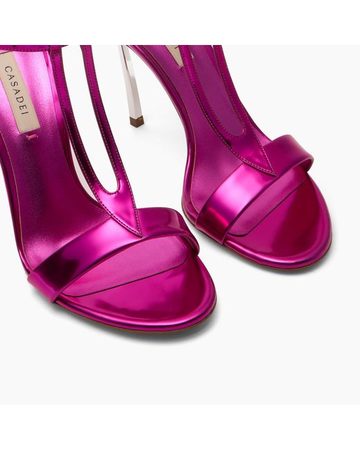 Casadei Pink Blade Interstellar Victory Sandal