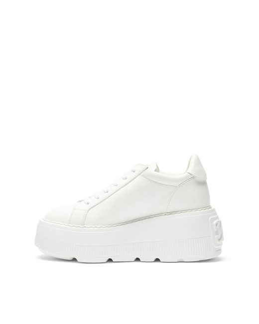 Nexus Leather Sneakers di Casadei in White