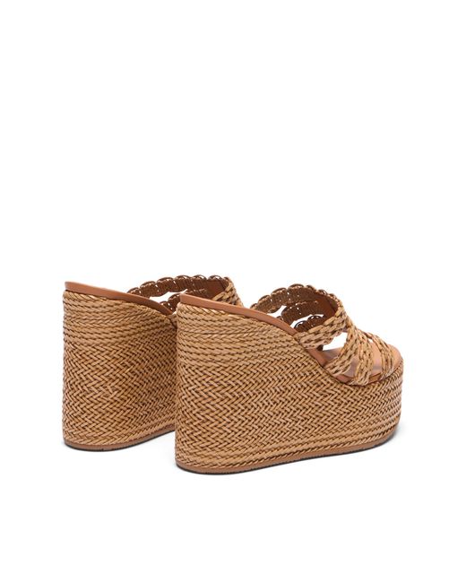Casadei Brown Avenida Wedge