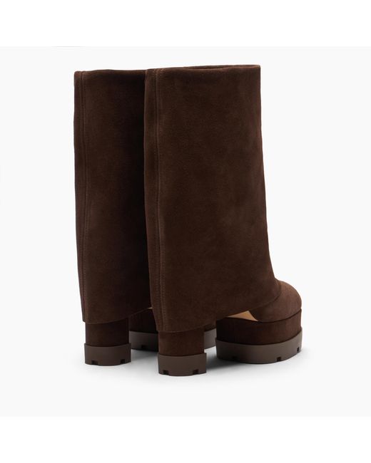 Casadei Brown Nancy Ankle Boot