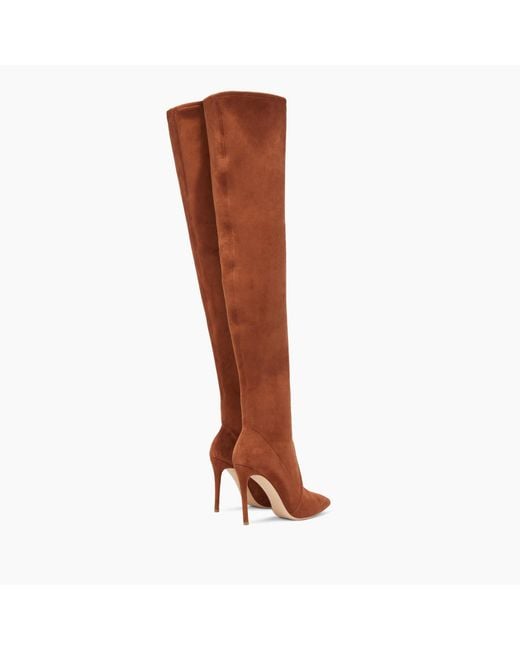 Casadei Brown Over-Knee Boots