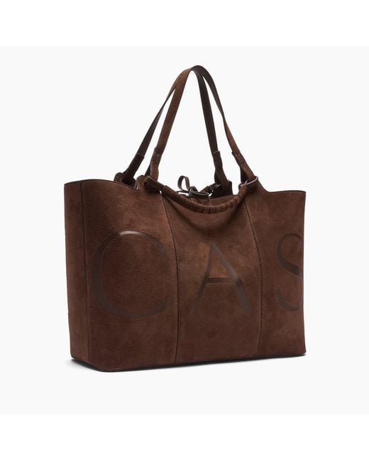 Casadei Brown Galleria Valour Bag
