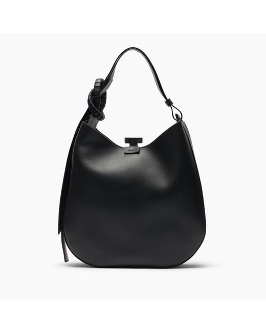 Casadei Black Vandome Bag