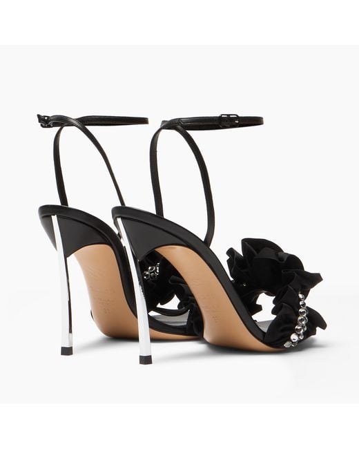 Casadei Black Blade Annabel Sandal