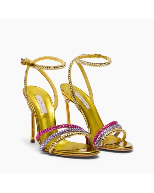 Casadei Metallic Blade Andromeda Sandal