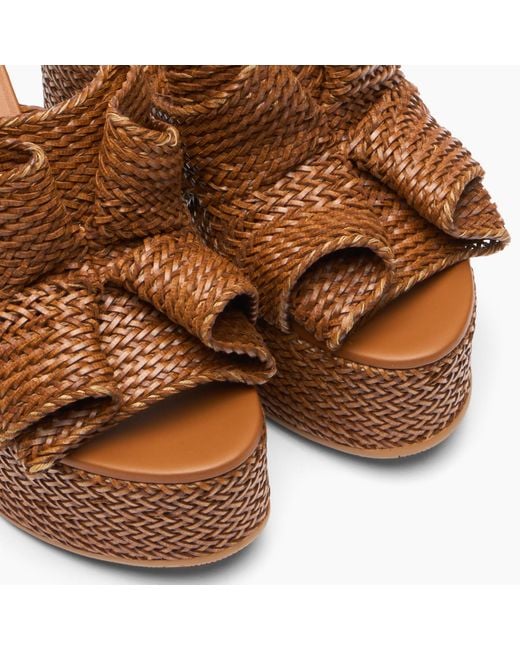 Casadei Brown Hanoi Wedge