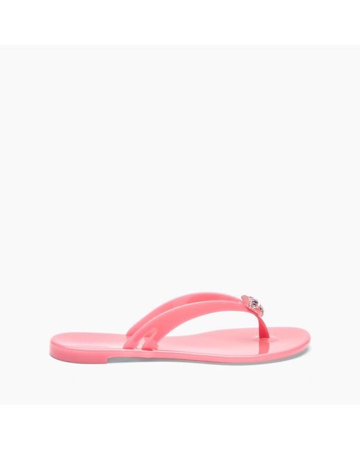 Casadei Pink Jelly Flip Flops