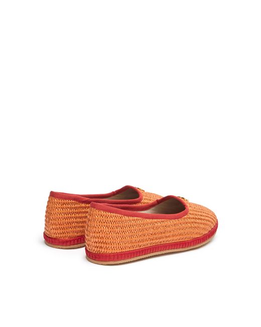 Casadei Red Capalbio Loafers