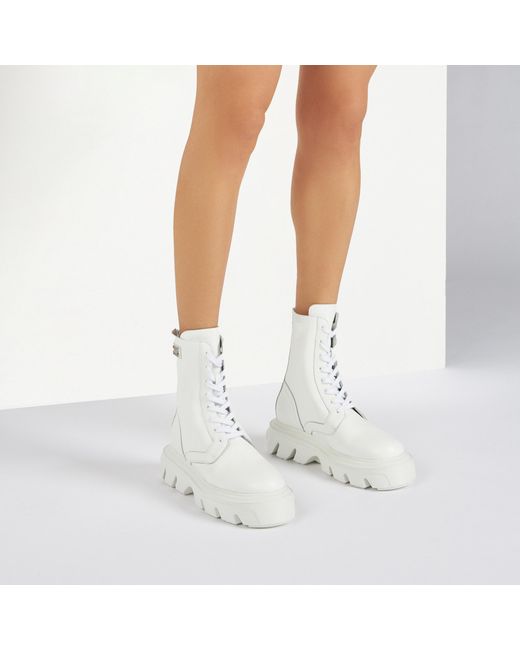 Casadei White Generation C Ankle Boot