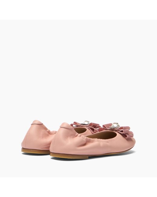 Casadei Pink Ballet Flat