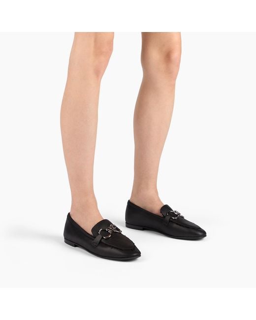 Casadei Black Bufaland Loafer