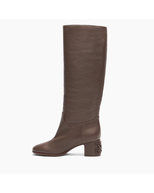 Casadei Brown Nuova Mun Hippodrom High Boot