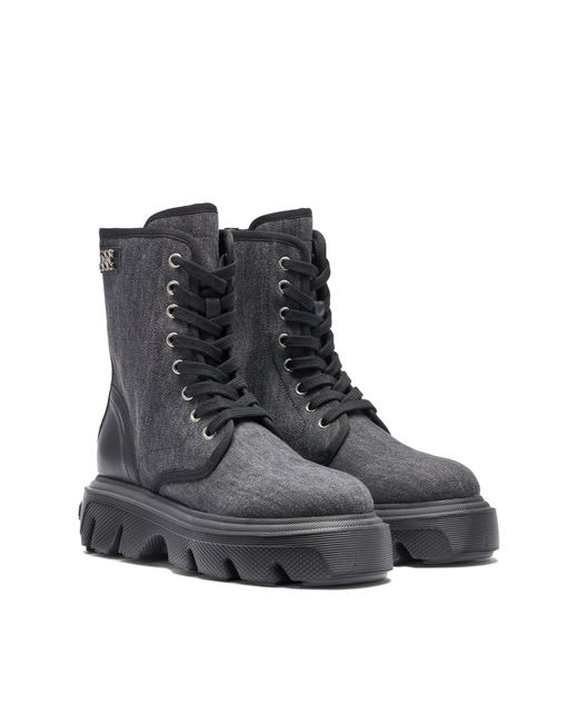 Shoes > boots > lace-up boots Casadei en coloris Gray