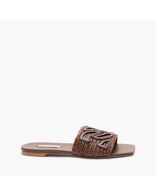 Casadei Brown Positano Flat