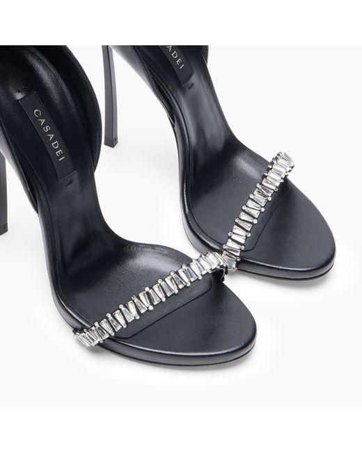 Casadei Blue Cappa Blade Heaven Sandal