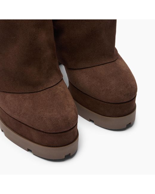 Casadei Brown Nancy Ankle Boot