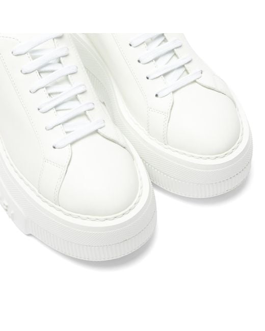 Nexus Leather Sneakers di Casadei in White