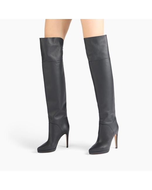Casadei Black Micheele Over The Knee
