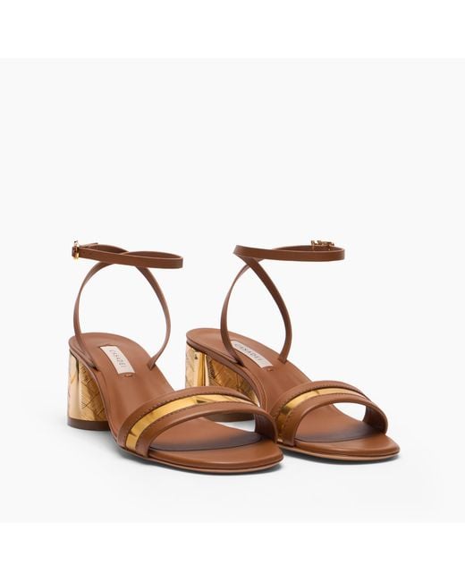 Casadei Brown Cleo Reflex Sandal
