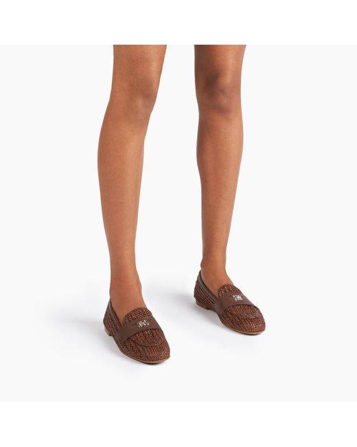 Casadei Brown Hanoi Loafers