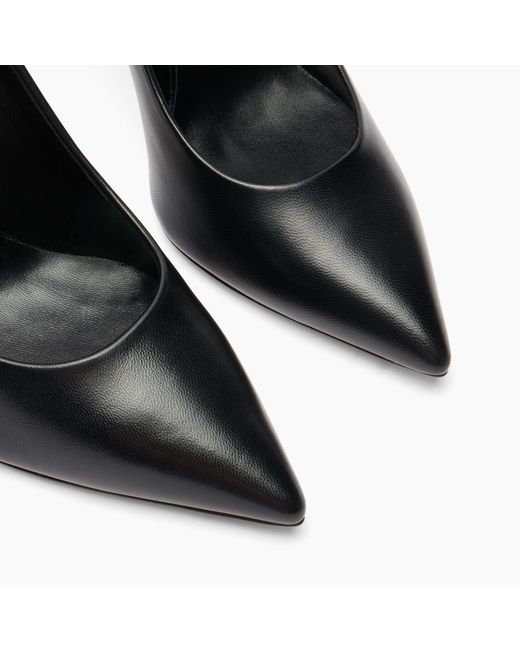 Casadei Black Blade Pump Leather