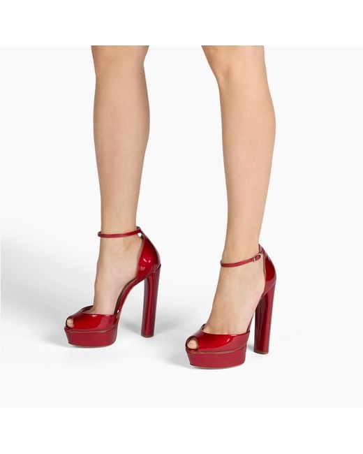 Flora Platform Samurai di Casadei in Red