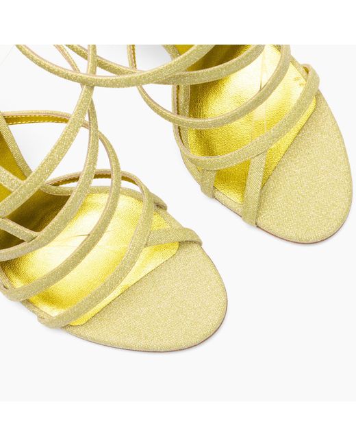 Casadei Metallic Julia Cage Solar Eclipse Sandal