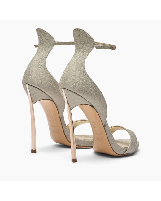 Casadei Metallic Cappa Blade Solar Eclipse Sandal
