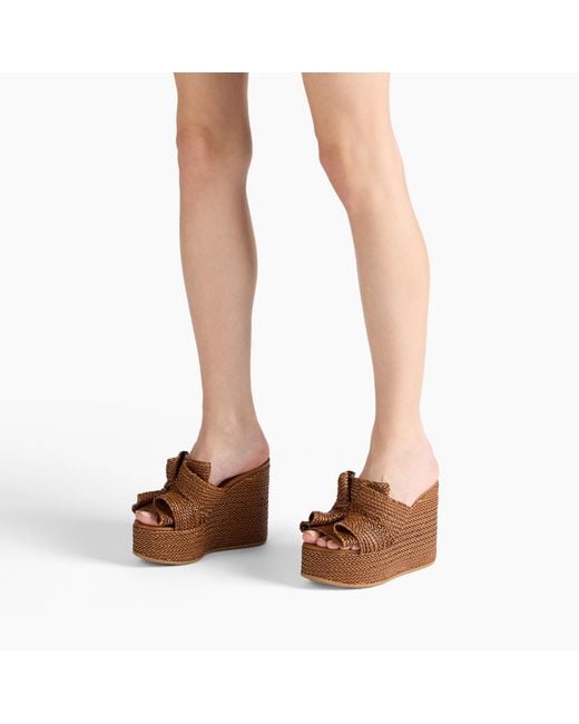 Casadei Brown Hanoi Wedge