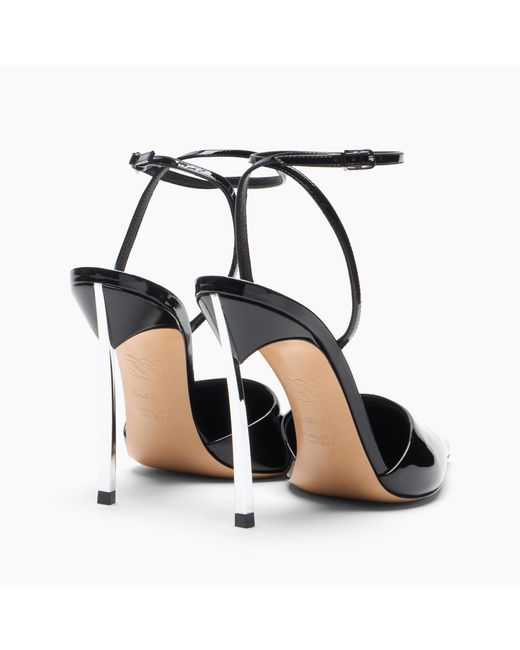 Casadei Black Superblade Sharp Samurai Pump