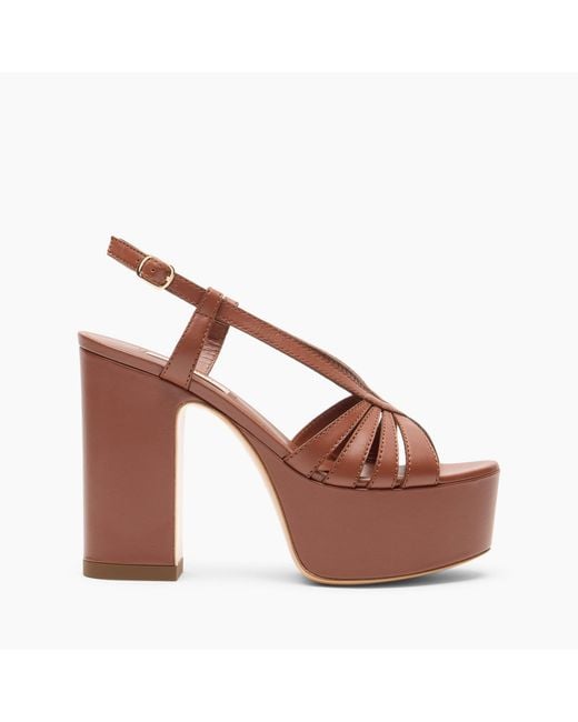 Casadei Brown Elsa Platform