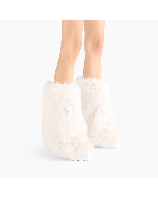 Casadei White Double Face Sub Zero Boot