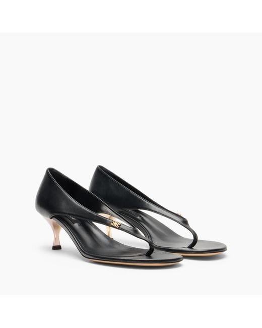 Casadei Black Chic Julia Kitten Sandal