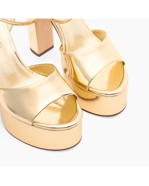 Interstellar Patty Platform di Casadei in Metallic