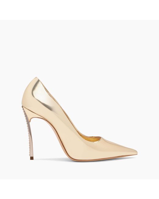 Casadei Metallic Alice Blade Pumps