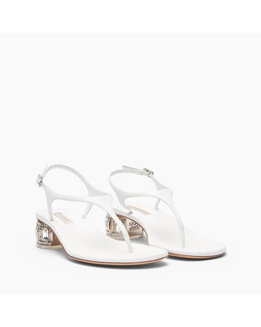 Casadei White Belle Epoque Sandal
