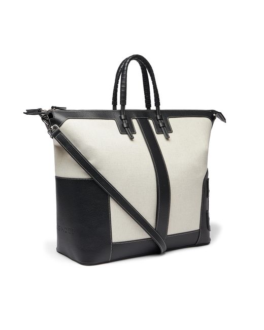 C-style Canvas Leather Traveller Bag Casadei en coloris Black