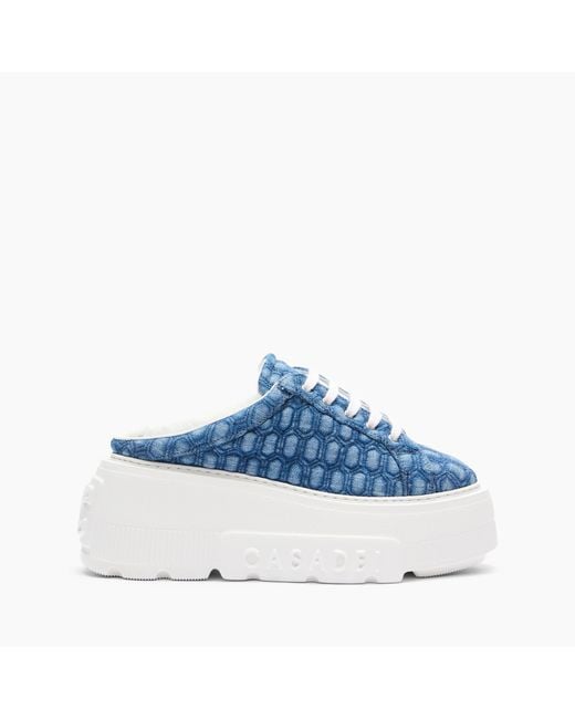 Nexus Sabot Denim di Casadei in Blue