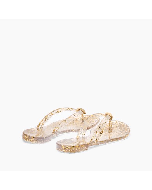 Casadei Natural Jelly Thong Sandal
